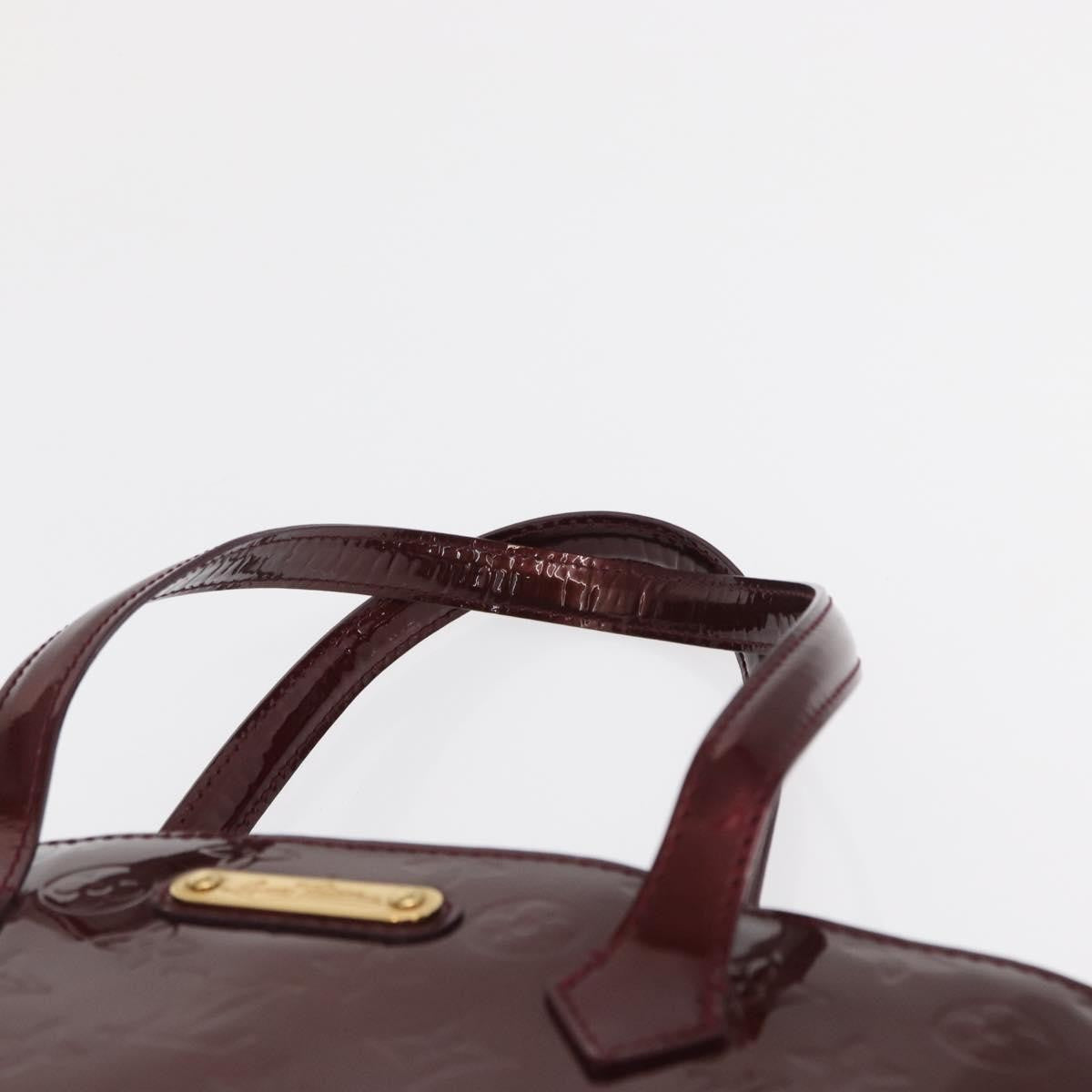 Louis Vuitton Wilshire Handbag Monogram Vernis, RED, PATENT_LEATHER, Tote bag