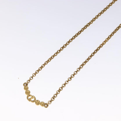 Christian Dior CD Pendant Necklace Metal, GOLD, METAL, Necklace