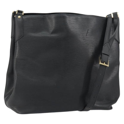 Louis Vuitton Mandara Handbag Epi Leather, BLACK, LEATHER, Shoulder bag
