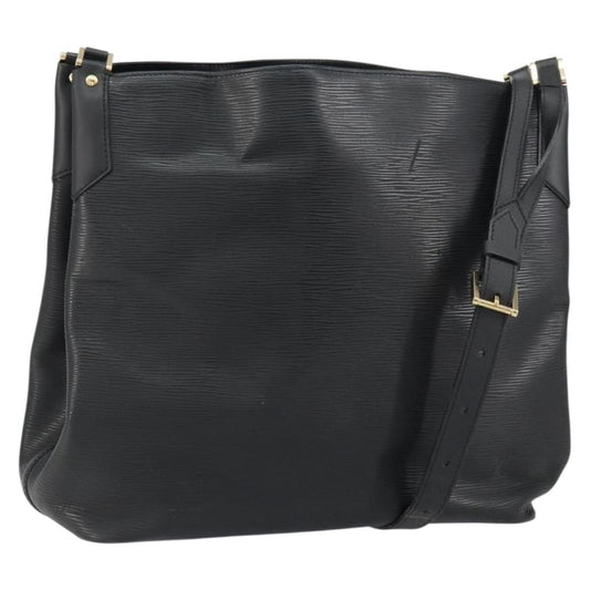 Louis Vuitton Mandara Handbag Epi Leather, BLACK, LEATHER, Shoulder bag