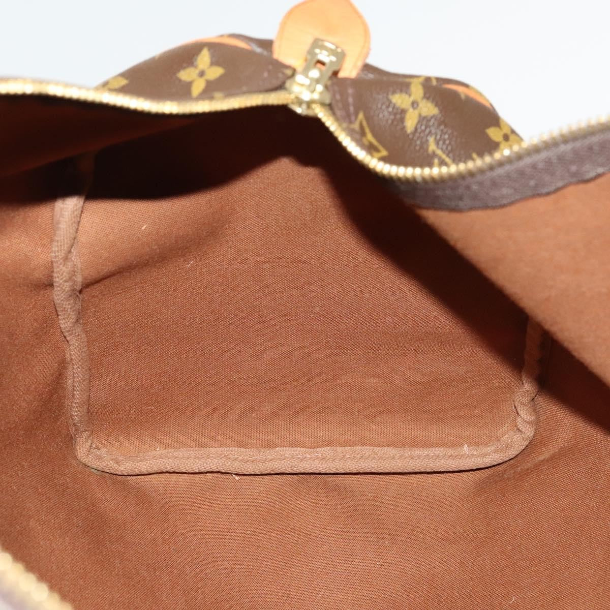 Louis Vuitton Keepall Bag Monogram Canvas, BROWN, CANVAS, Travel bag