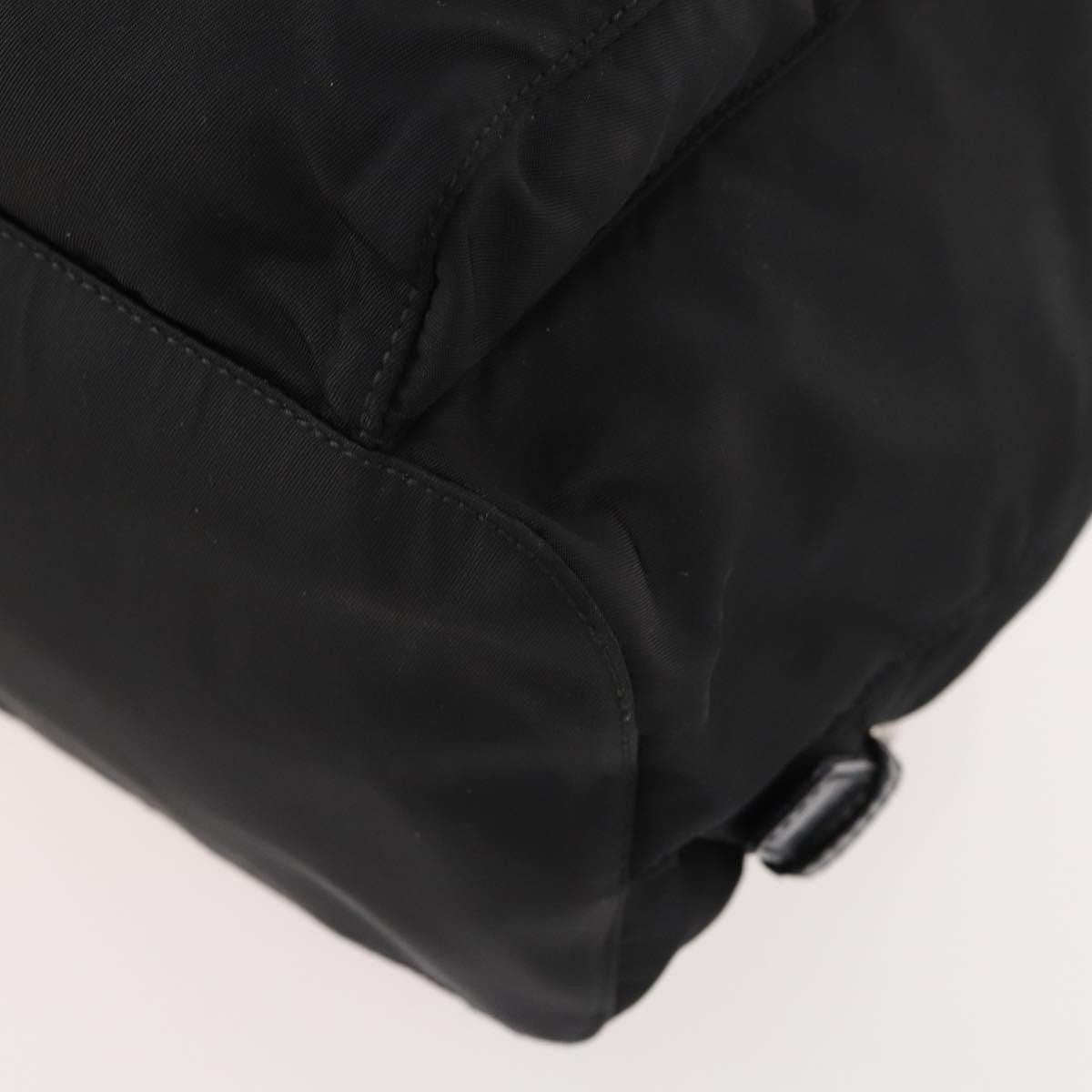Prada Front Pocket Backpack Tessuto, BLACK, NYLON, Backpack