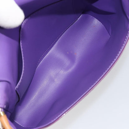 Louis Vuitton Thompson Street Handbag Monogram Vernis, PURPLE, PATENT_LEATHER, Shoulder bag