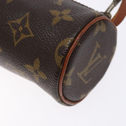 Louis Vuitton Papillon Pochette Monogram Canvas, BROWN, CANVAS, Handbag