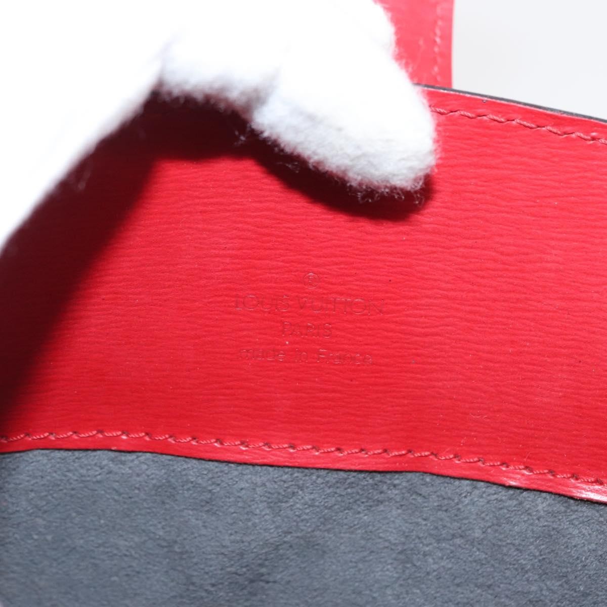 Louis Vuitton Cluny Shoulder Bag Epi Leather, RED, LEATHER, Shoulder bag