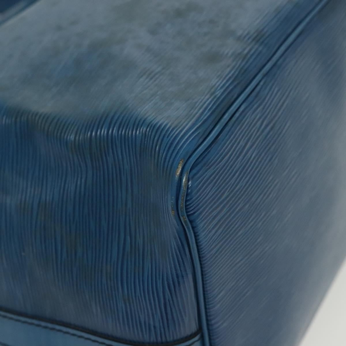 Louis Vuitton Petit Noe Handbag Epi Leather, BLUE, LEATHER, Handbag