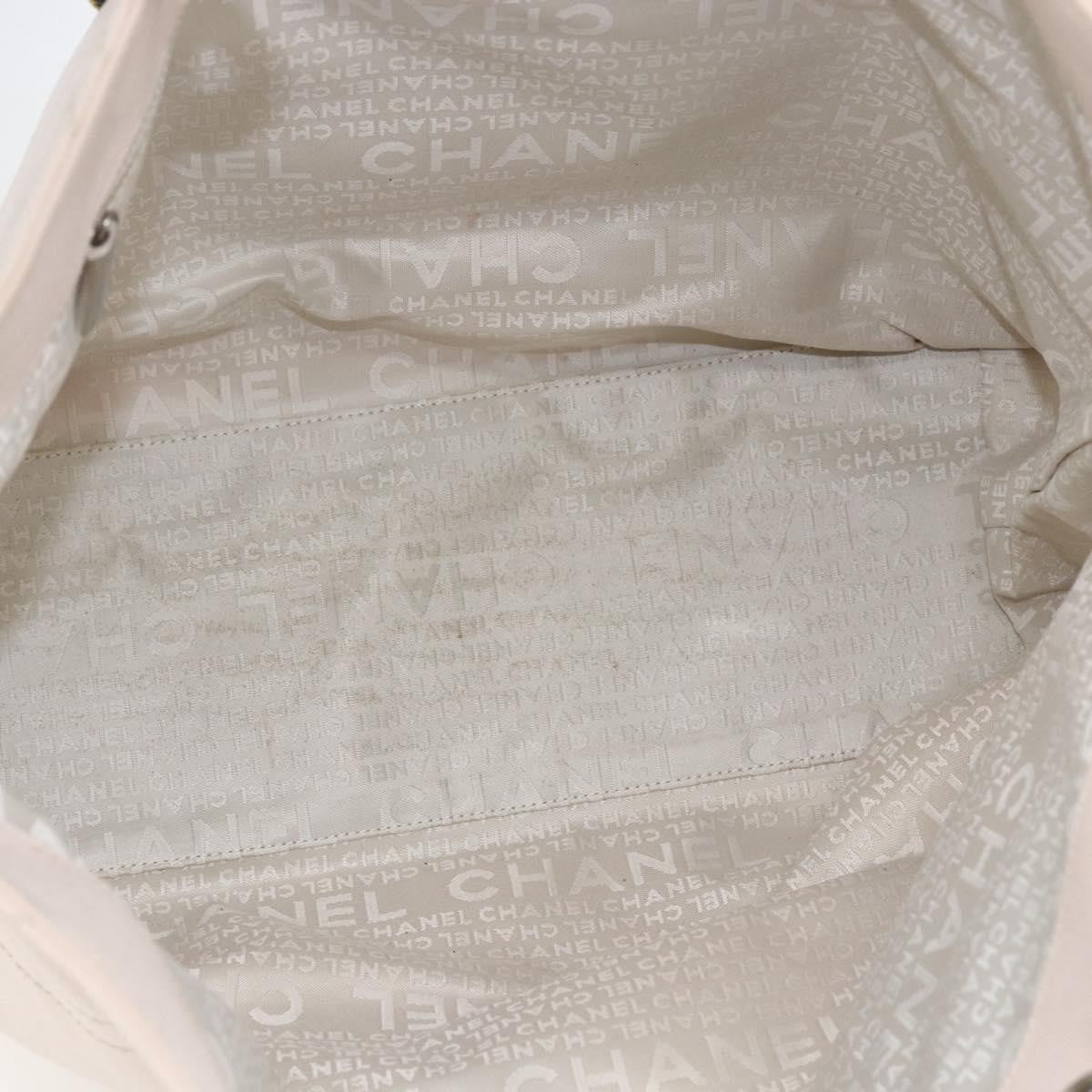 Chanel Vintage Cruise Line No.5 Tote Quilted Canvas, PINK, CANVAS, Tote bag