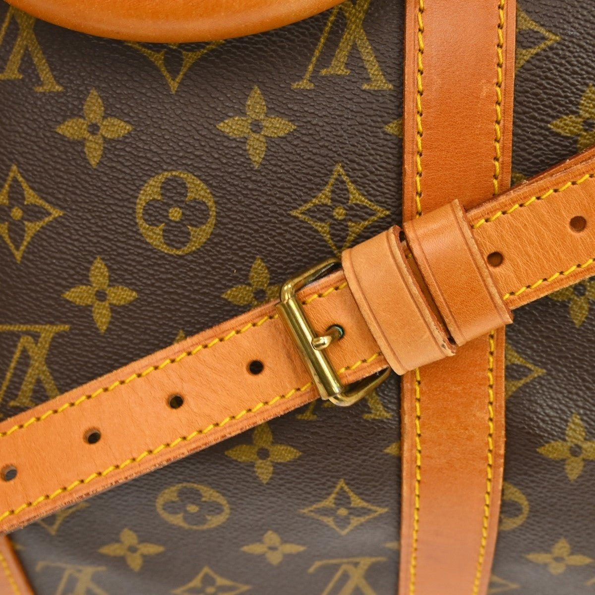 Louis Vuitton Keepall Bandouliere Bag Monogram Canvas, Brown, Canvas, Travel Bag