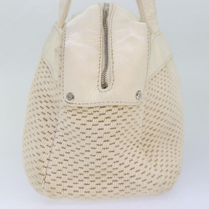 Chanel Zip Shoulder Bag Canvas, BEIGE, CANVAS, Shoulder bag
