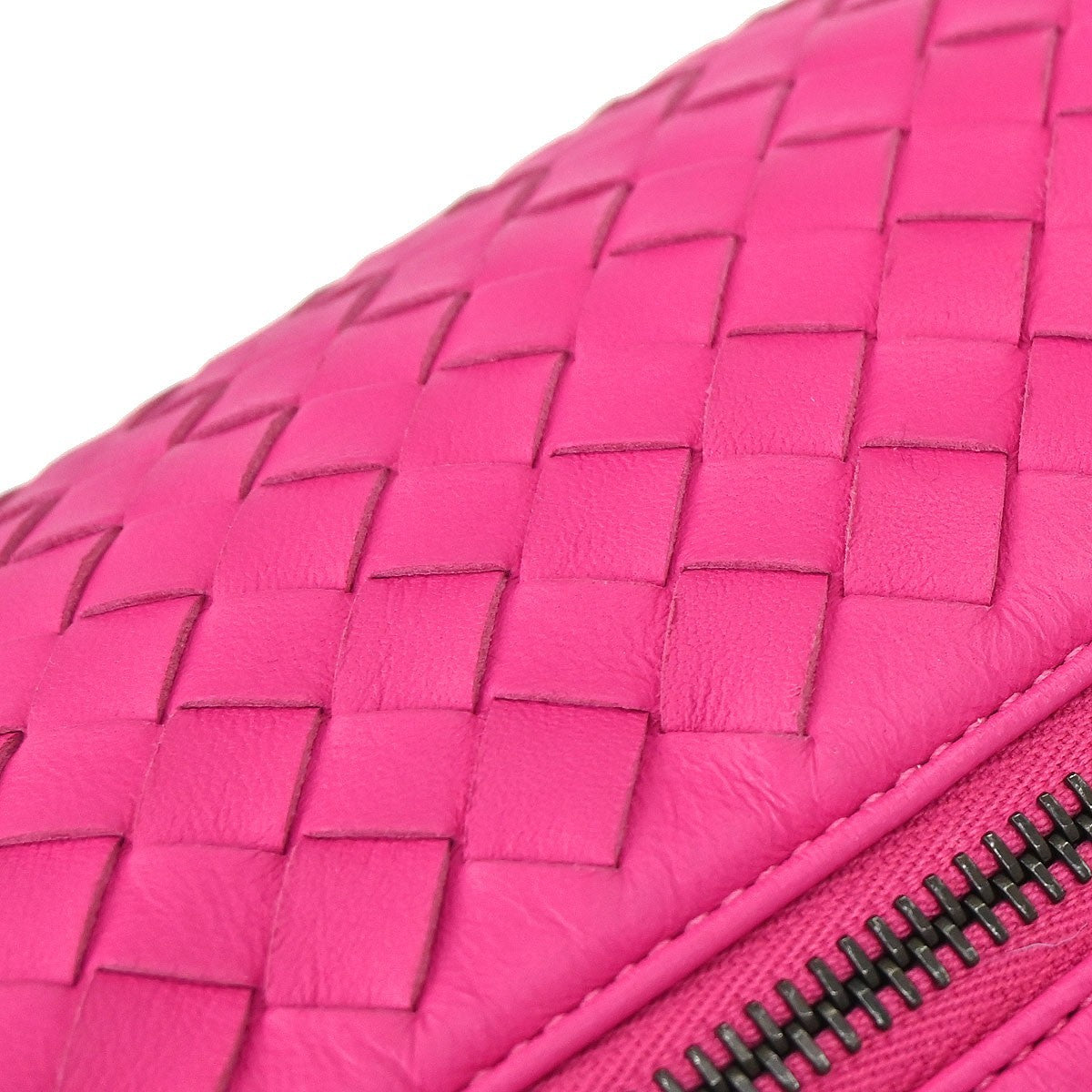 Bottega Veneta Intrecciato Handbag Leather, Pink, Leather, Handbag