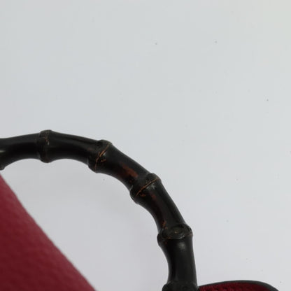 Gucci Bamboo Tassel Backpack Leather, PINK, LEATHER, Backpack