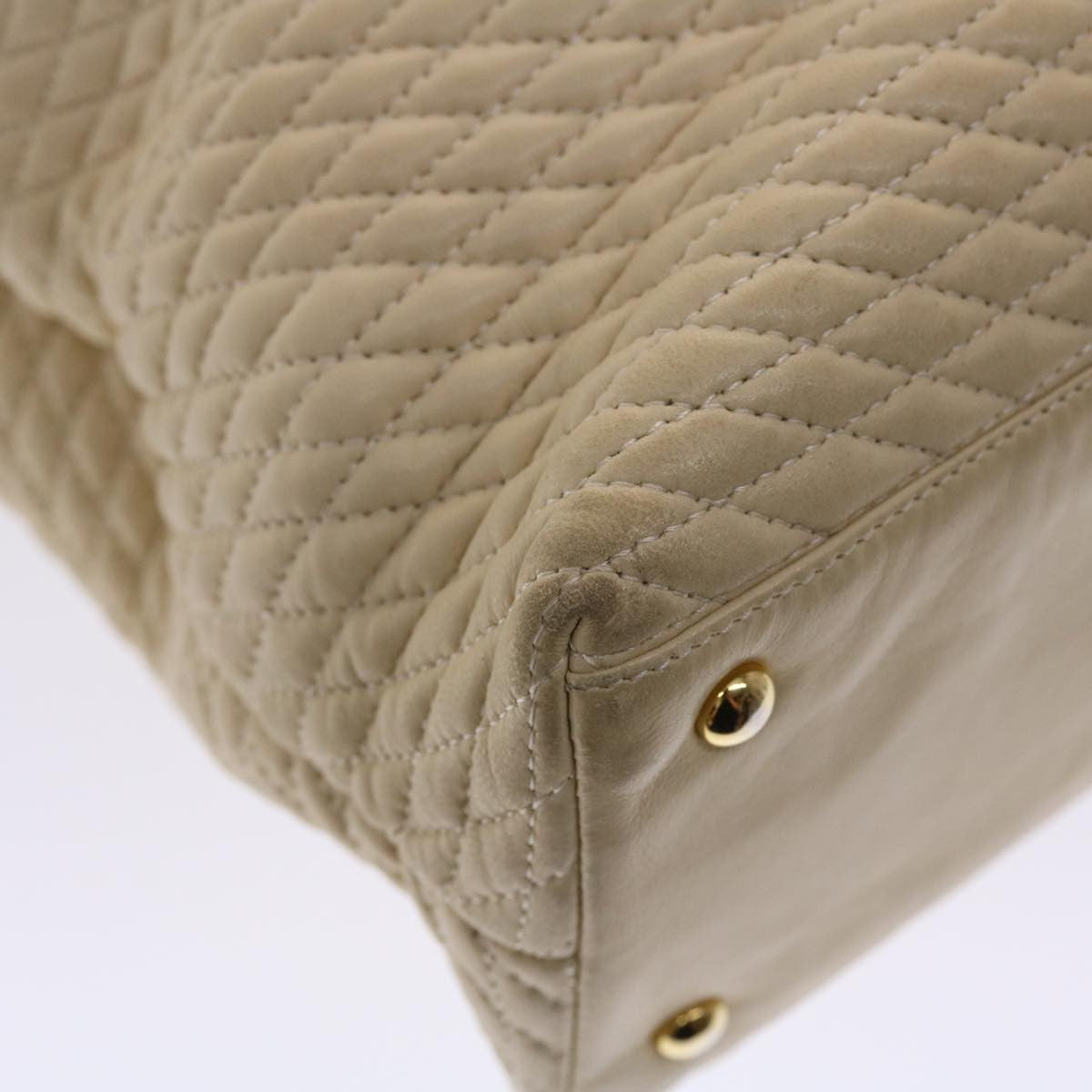 Bally Vintage Shoulder Bag Leather, BEIGE, LEATHER, Shoulder bag