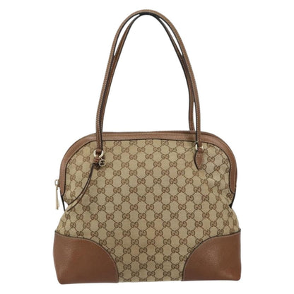 Gucci Bree Dome Tote GG Canvas with Leather, BEIGE, CANVAS, Tote bag