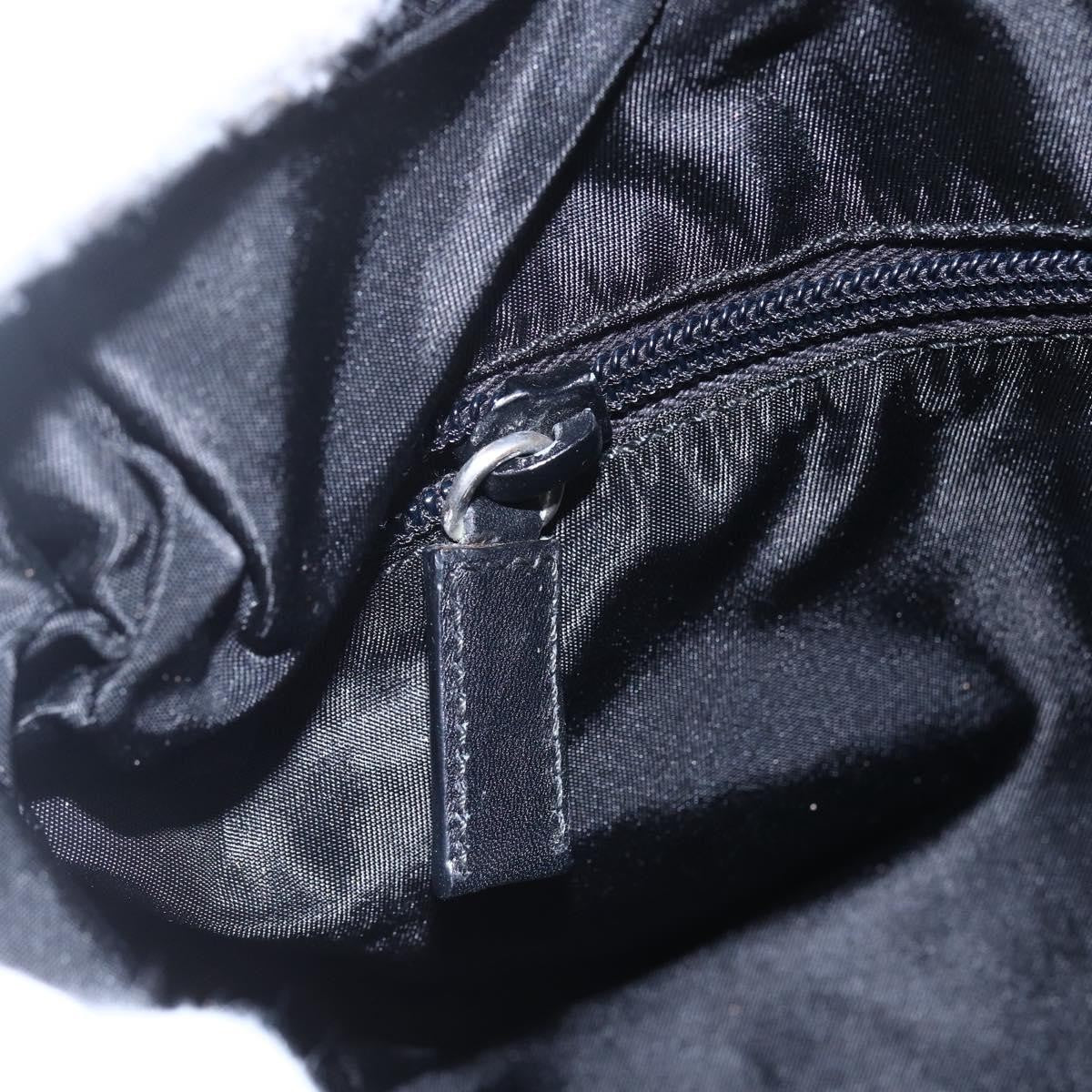 Prada Zip Messenger Quilted Tessuto, Black, Nylon, Shoulder Bag