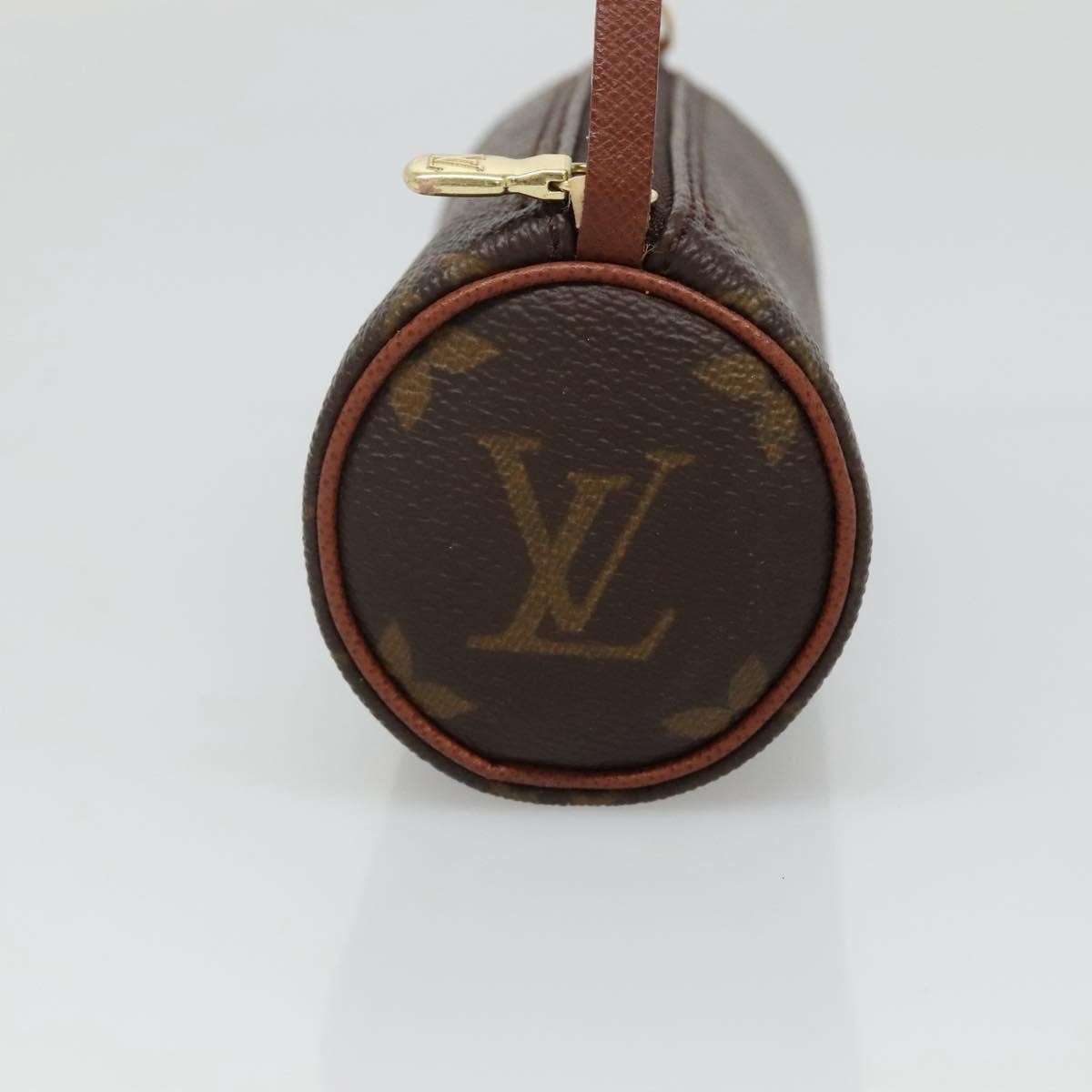 Louis Vuitton Papillon Pochette Monogram Canvas, BROWN, CANVAS, Handbag