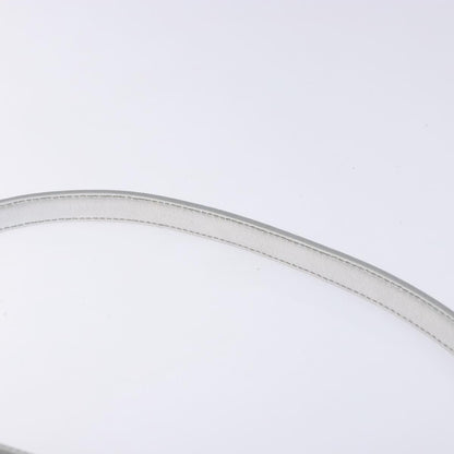 Salvatore Ferragamo Gancini Shoulder Bag Leather, SILVER, LEATHER, Shoulder bag