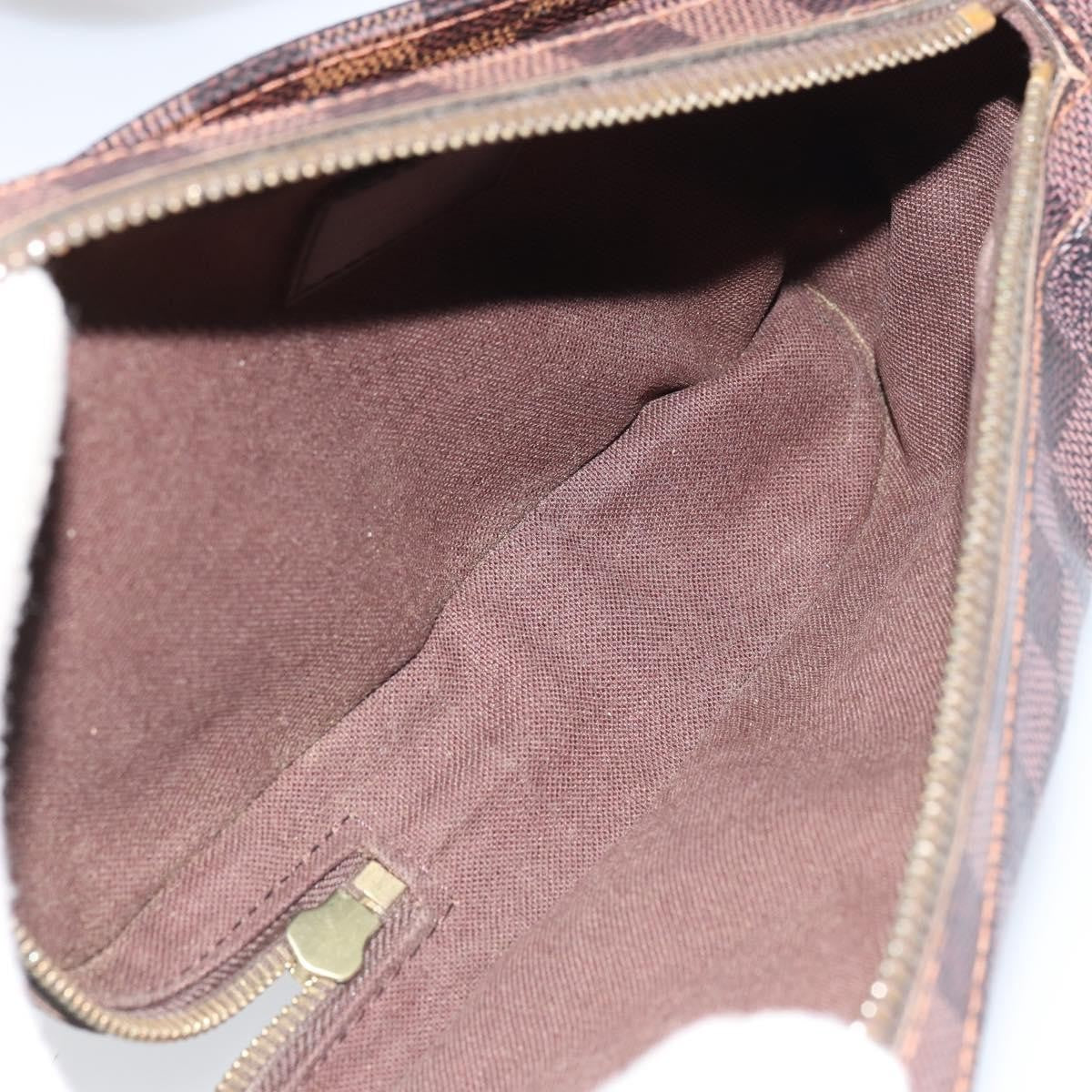 Louis Vuitton Geronimos Waist Bag Damier, BROWN, CANVAS, Clutche & pouche