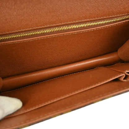 Louis Vuitton Dame Pochette Monogram Canvas, BROWN, CANVAS, Clutche & pouche