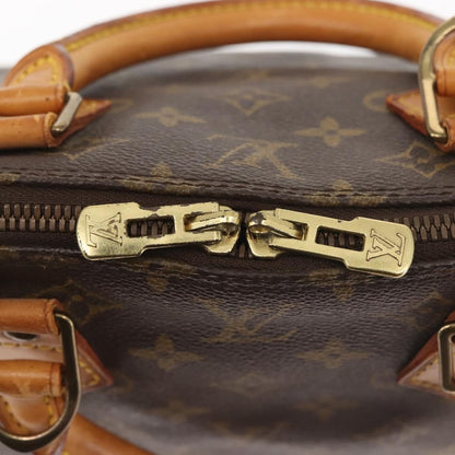 Louis Vuitton Alma Handbag Monogram Canvas, BROWN, CANVAS, Handbag