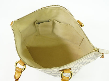 Louis Vuitton Saleya Handbag Damier, WHITE, CANVAS, Tote bag