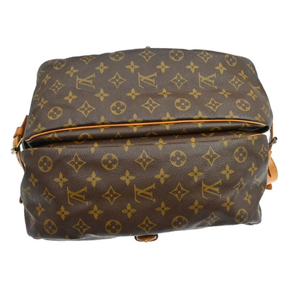Louis Vuitton Saumur Messenger Bag Monogram Canvas, Brown, Canvas, Handbag