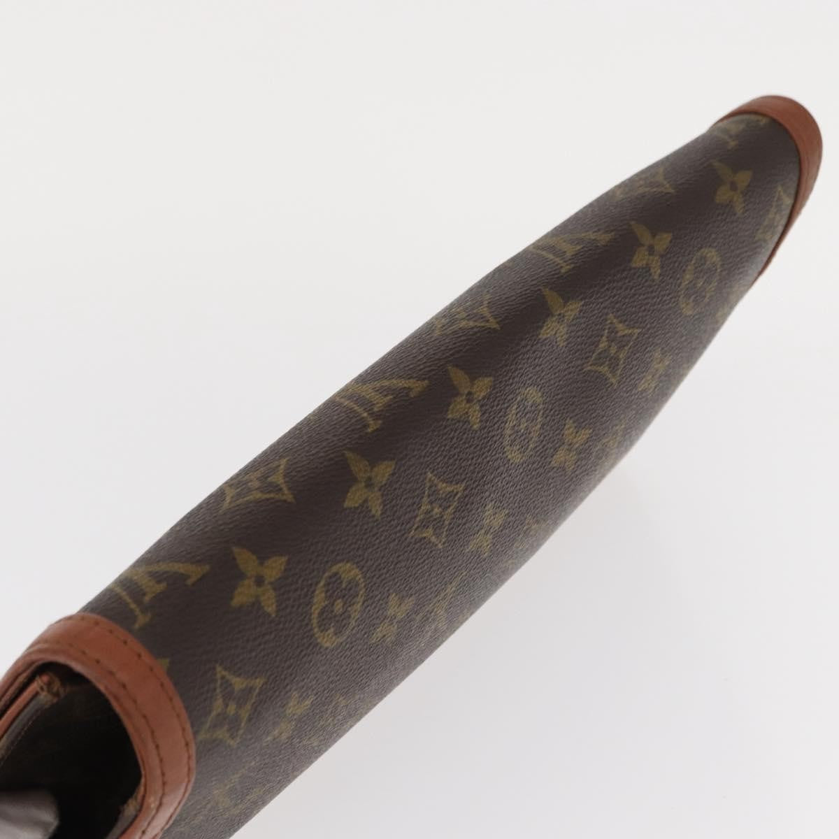 Louis Vuitton Dame Pochette Monogram Canvas, BROWN, CANVAS, Clutche & pouche