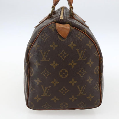 Louis Vuitton Speedy Handbag Monogram Canvas, BROWN, CANVAS, Handbag