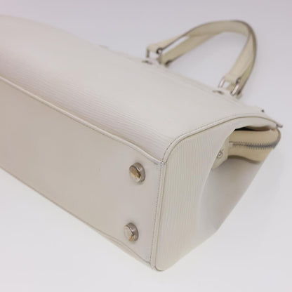 Louis Vuitton Brea Handbag Epi Leather, WHITE, LEATHER, Handbag