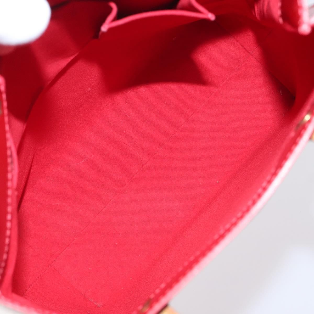 Louis Vuitton Reade Handbag Monogram Vernis, RED, PATENT_LEATHER, Handbag
