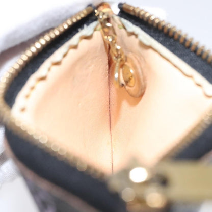 Louis Vuitton Pochette Clés Monogram Canvas, BLACK, CANVAS, Wallets