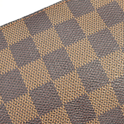 Louis Vuitton Navona Pochette Accessoires Damier, Brown, Canvas, Clutch