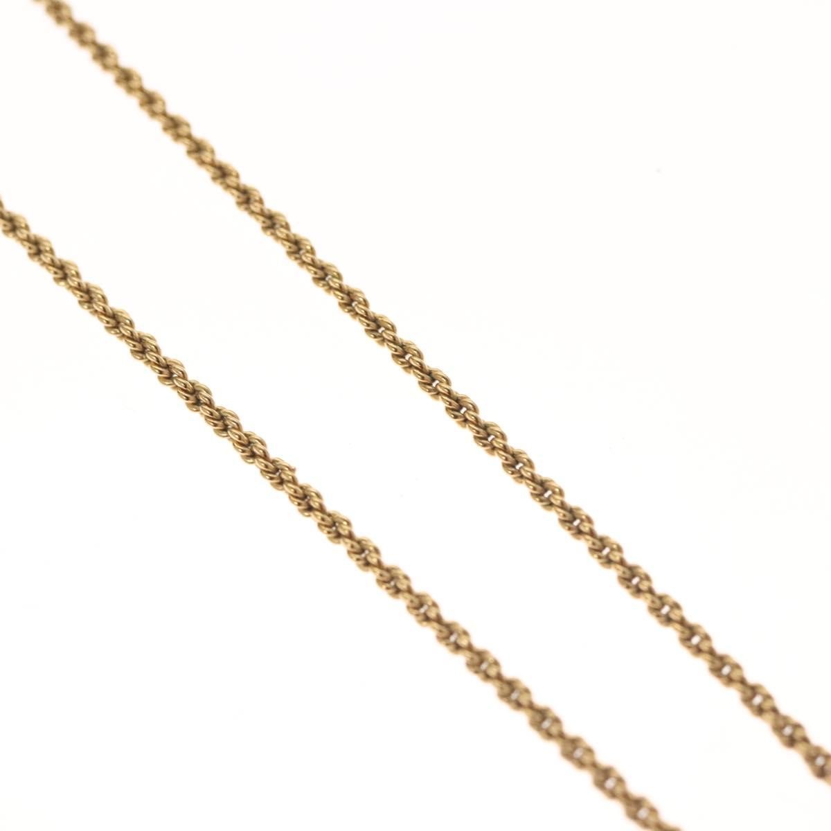 Christian Dior CD Pendant Necklace Gold-plated, GOLD, METAL, Necklace