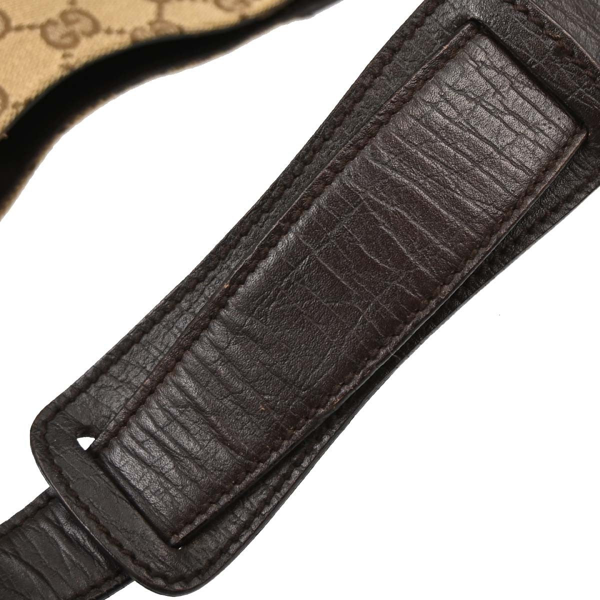 Gucci Vintage Horsebit Shoulder bag Canvas, Brown, Canvas, Shoulder Bag