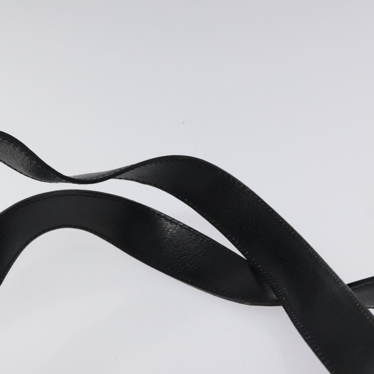 Salvatore Ferragamo Gancini Shoulder Bag Leather, BLACK, LEATHER, Shoulder bag