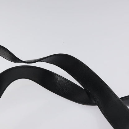 Salvatore Ferragamo Gancini Shoulder Bag Leather, BLACK, LEATHER, Shoulder bag