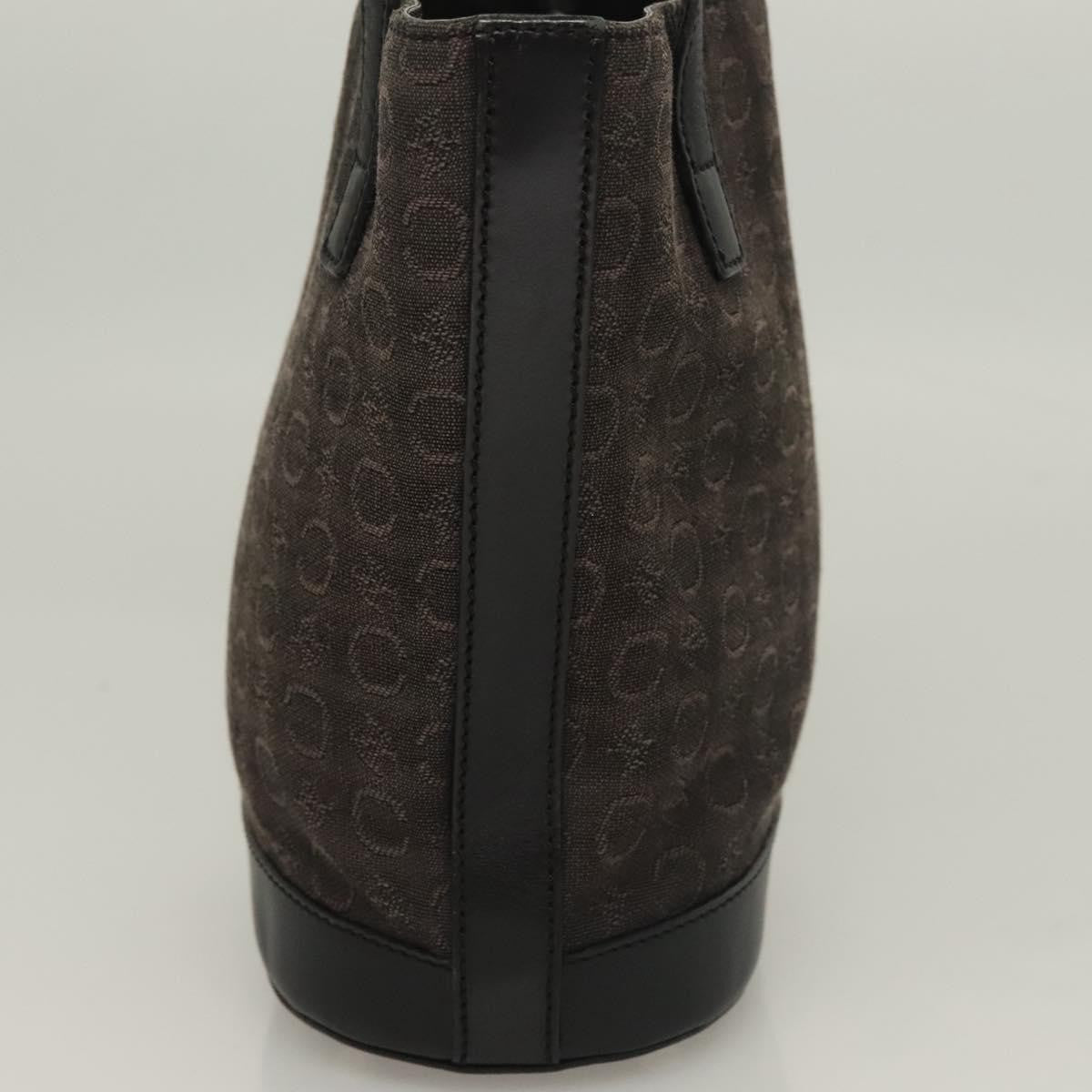 Celine C Macadam Handbag Canvas, BLACK, CANVAS, Handbag