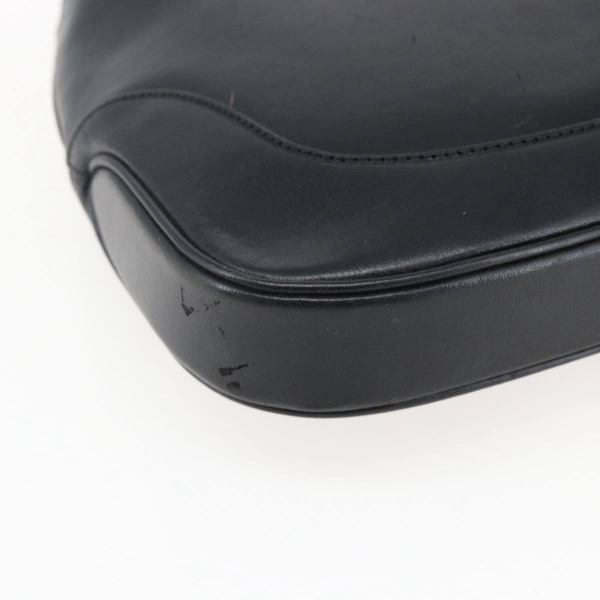 Gucci Jackie O Bouvier Hobo Leather, BLACK, LEATHER, Shoulder bag