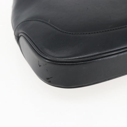 Gucci Jackie O Bouvier Hobo Leather, BLACK, LEATHER, Shoulder bag
