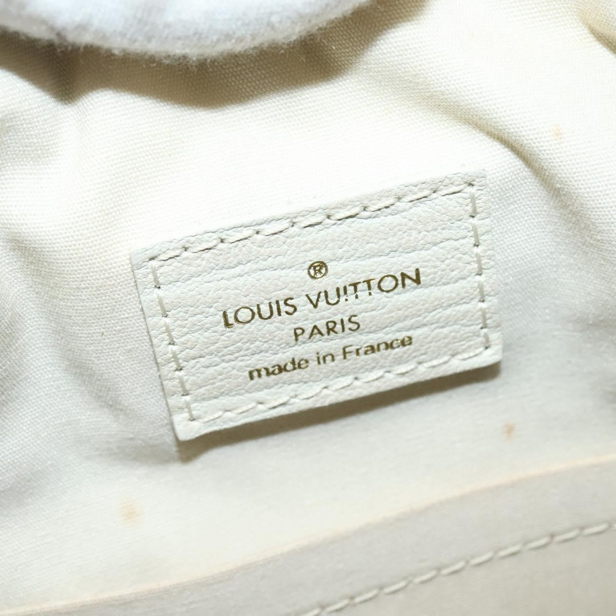 Louis Vuitton Marina Handbag Mini Lin Croisette, BEIGE, CANVAS, Handbag