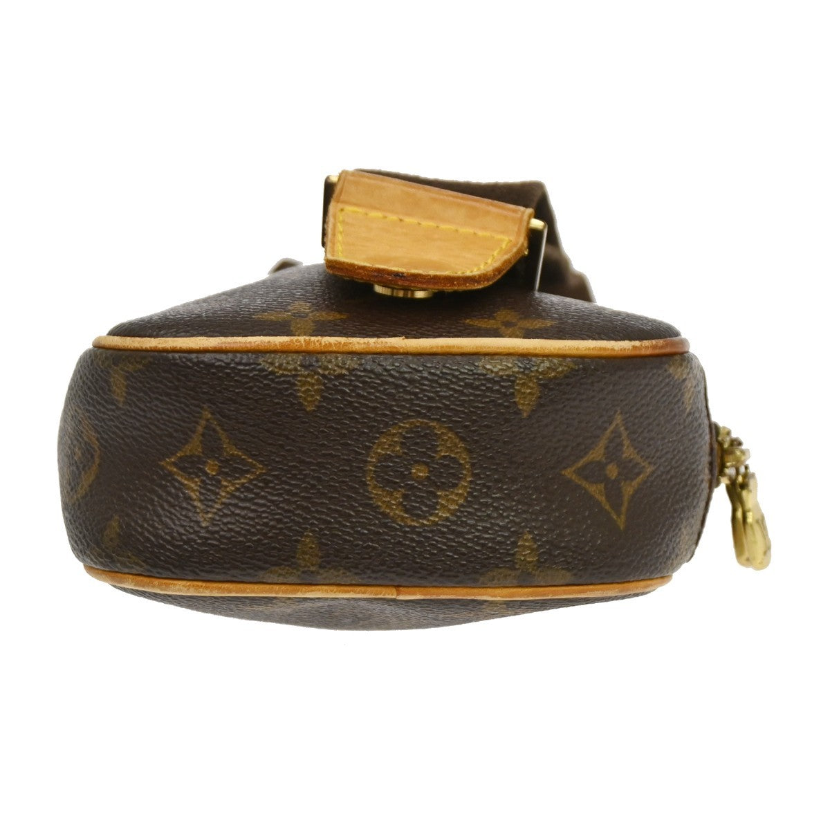 Louis Vuitton Pochette Gange Monogram Canvas, Brown, Canvas, Clutch