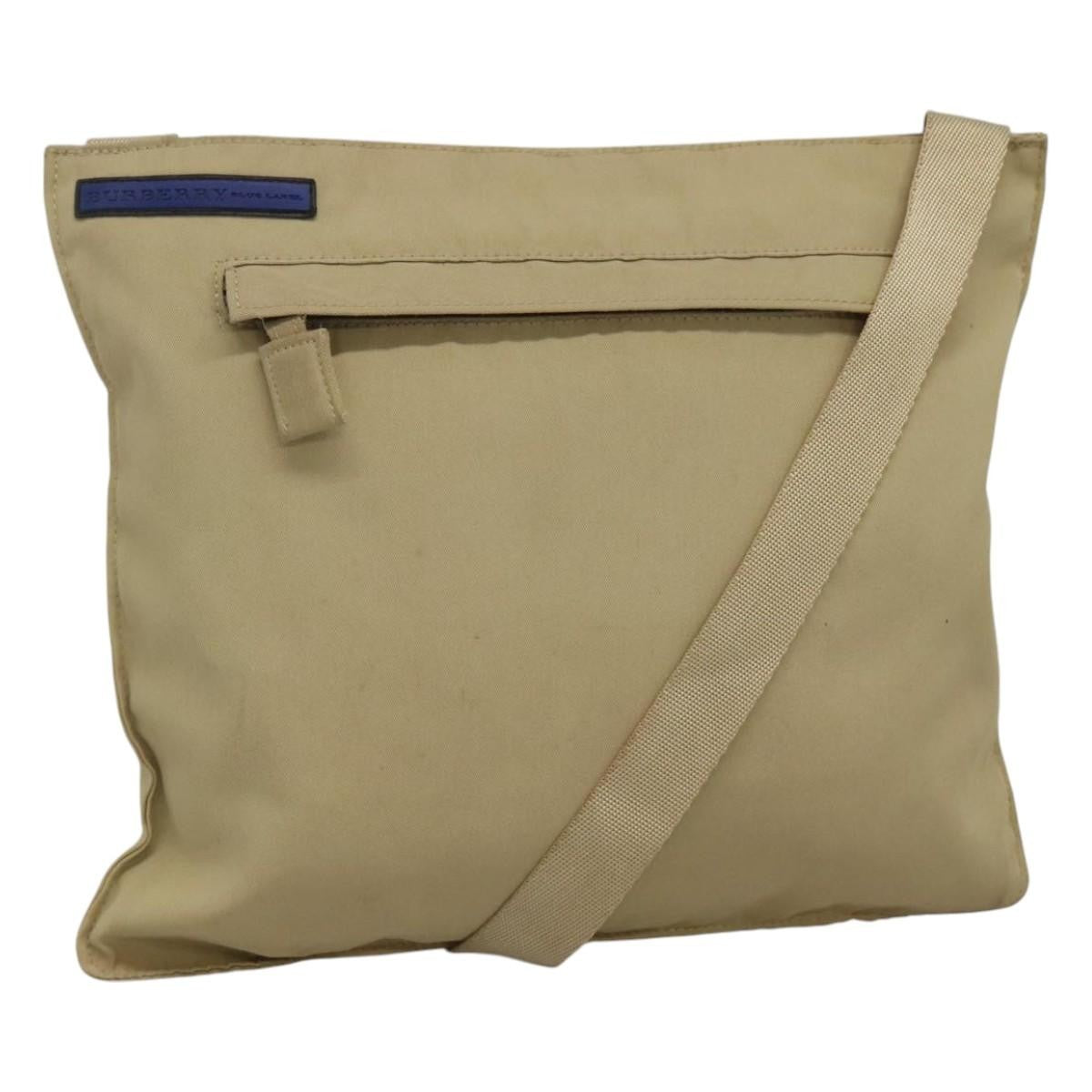 Burberry Blue Label shoulder bag Nylon, Beige, Nylon, Shoulder Bag