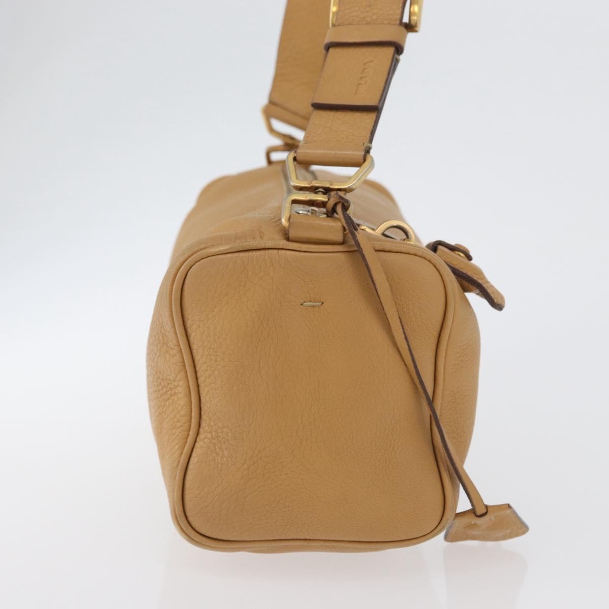 Prada Vintage Shoulder Bag Leather, BROWN, LEATHER, Shoulder bag