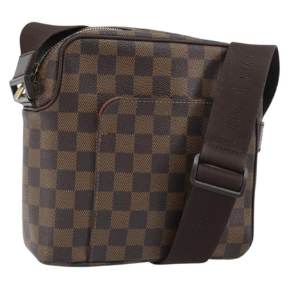 Louis Vuitton Olav Handbag Damier, BROWN, CANVAS, Shoulder bag