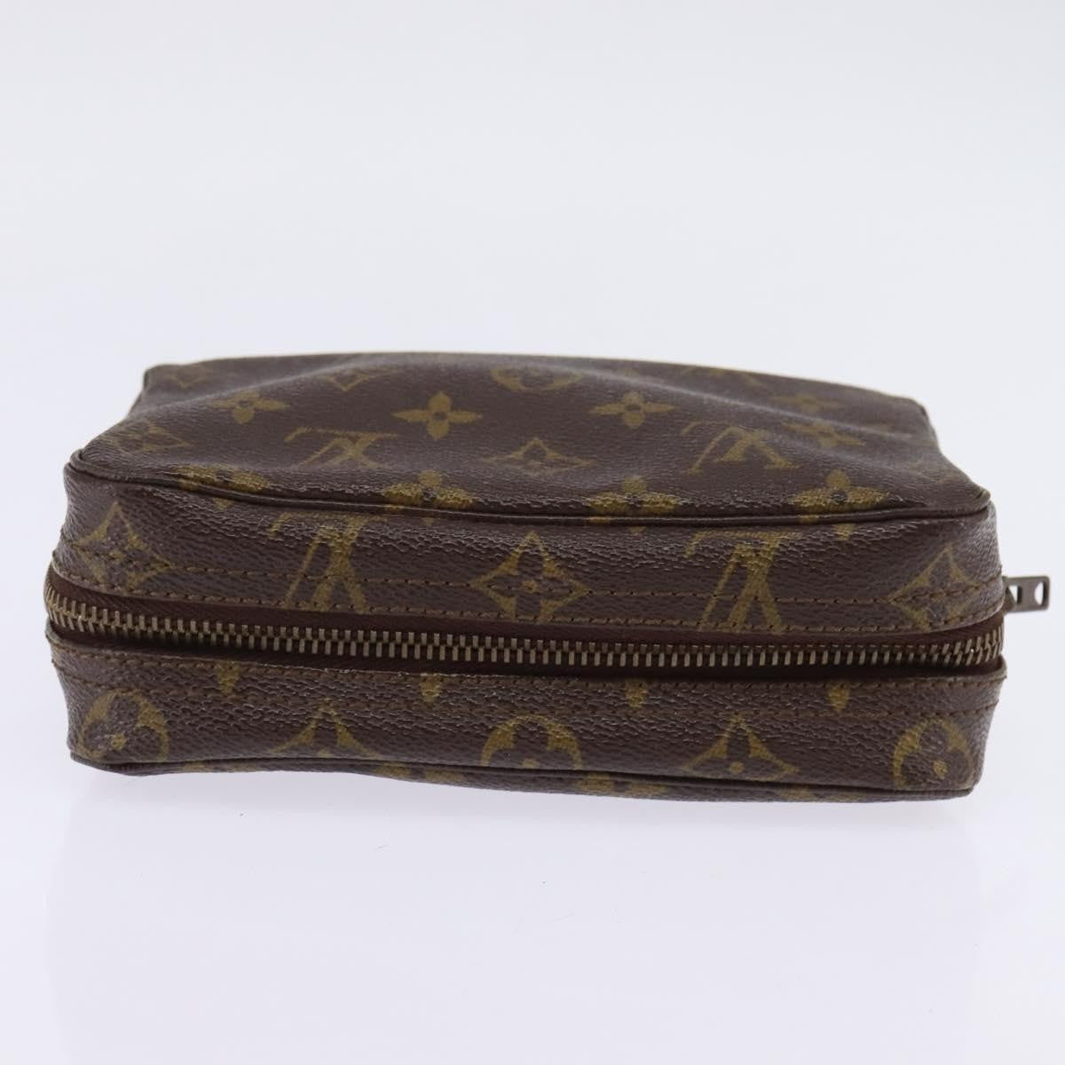 Louis Vuitton Trousse Toiletry Pouch Monogram Canvas, BROWN, CANVAS, Toiletry Case