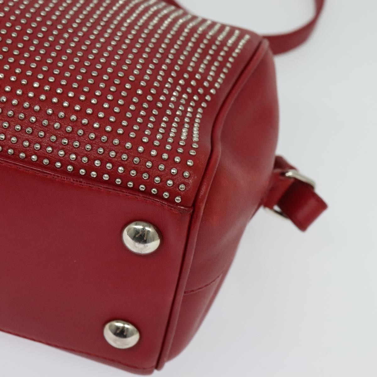 Saint Laurent Classic Baby Duffle Bag Leather, RED, LEATHER, Travel bag