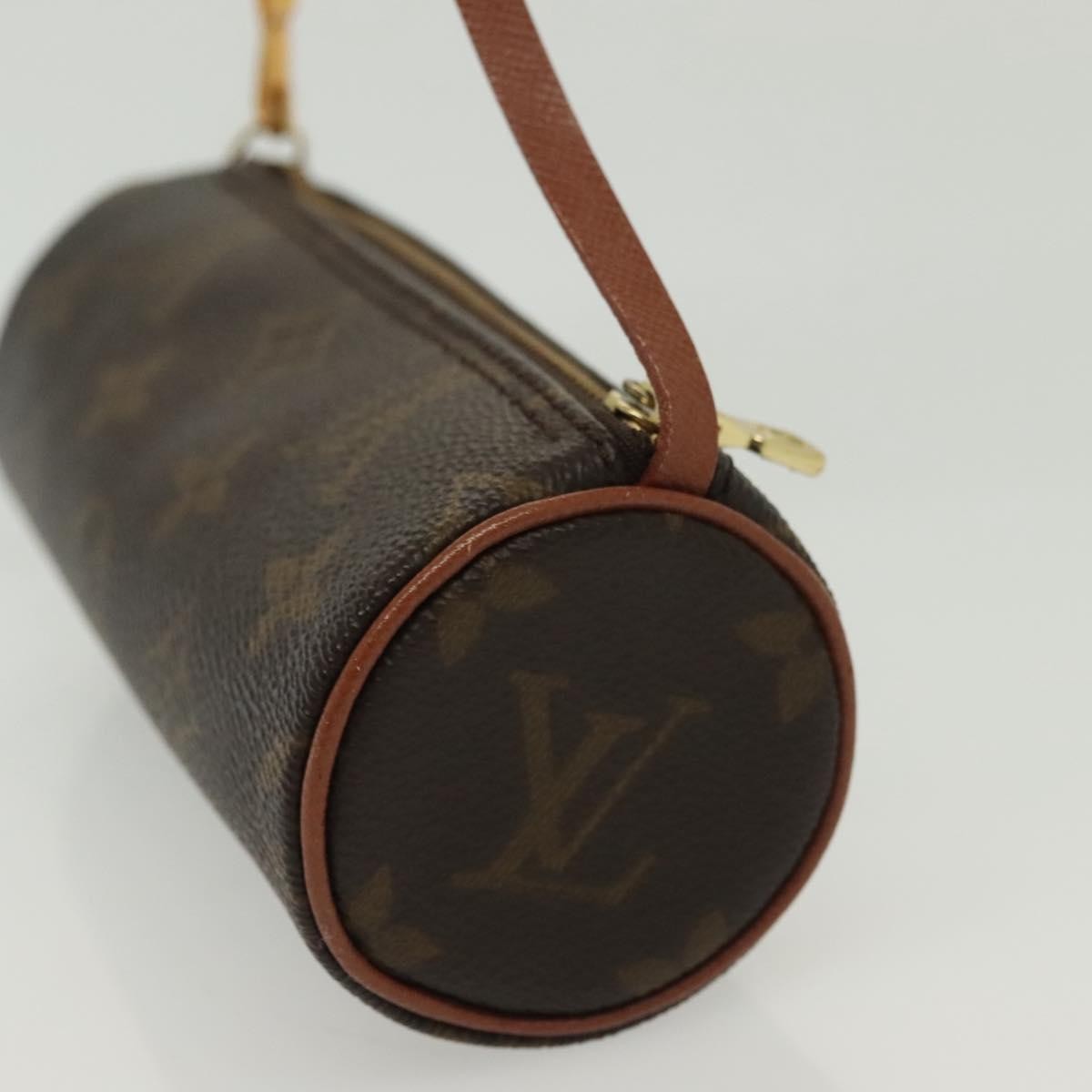 Louis Vuitton Papillon Pochette Monogram Canvas, BROWN, CANVAS, Handbag