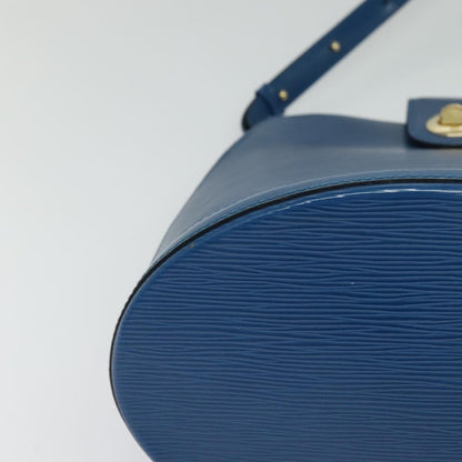 Louis Vuitton Cluny Shoulder Bag Epi Leather, BLUE, LEATHER, Shoulder bag