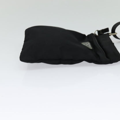 Prada Flat Messenger Bag Tessuto, BLACK, NYLON, Shoulder bag