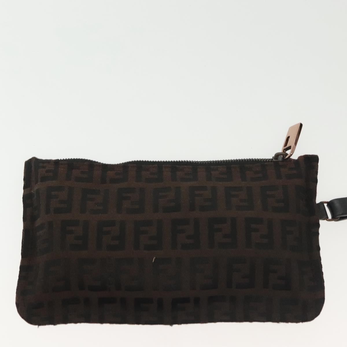 Fendi Roll Tote Zucchino Canvas, BROWN, CANVAS, Tote bag