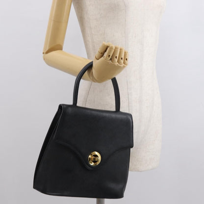 Givenchy Vintage Handbag Leather, BLACK, LEATHER, Handbag